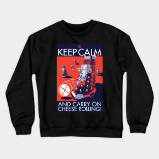 DALEK CHEESE ROLLING Crewneck Sweatshirt